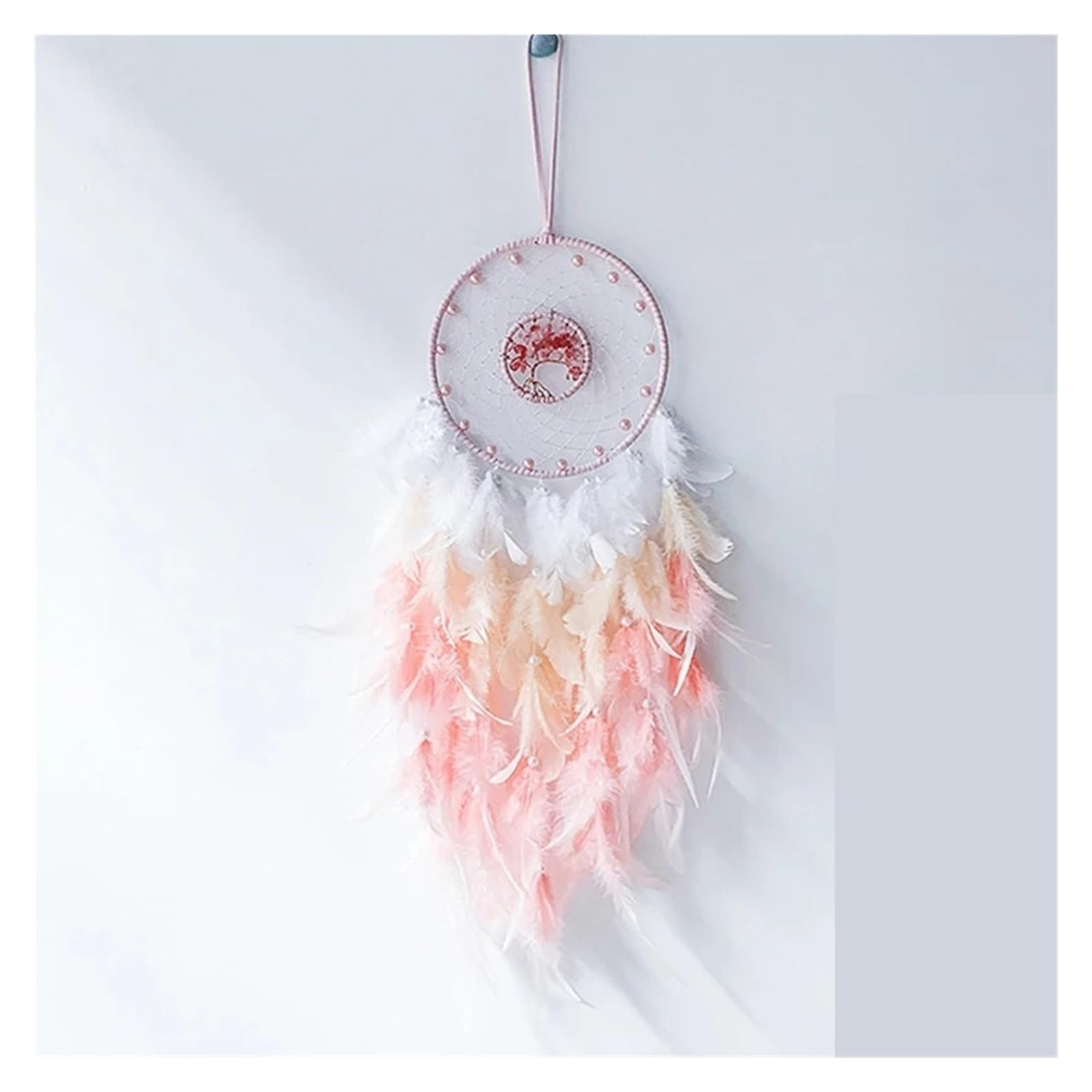 Dream Catcher Dream Catcher Home Decoration Feather Art Creative Hanging(C)