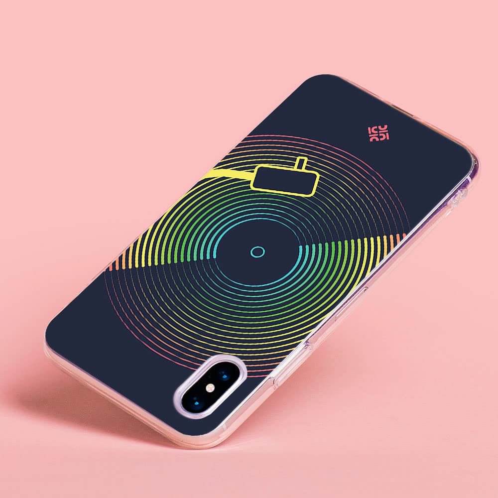 Movilshop Custodia per [ TCL 40R 5G ] Disegno Tendenze [Design Tile Esagonali con Fiori] in silicone flessibile trasparente Custodia Case Cover Gel per smartphone