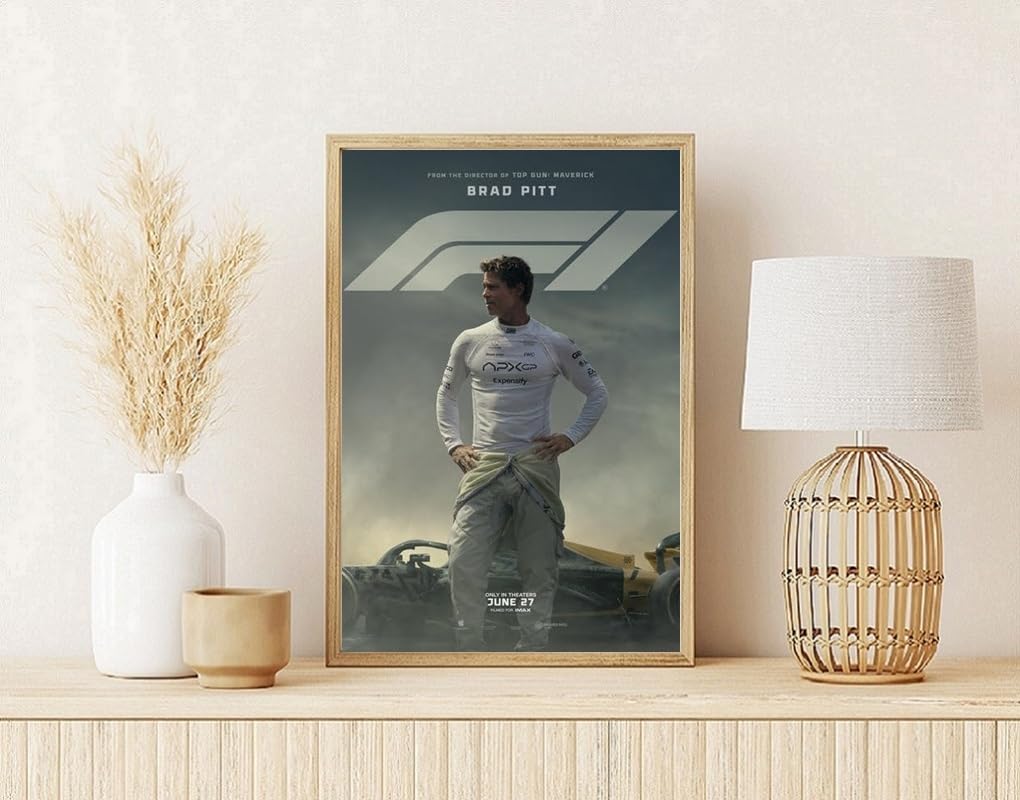 Amazon.co.jp: 映画ポスター エフワン F1 ブラッドピッド 11×17インチ