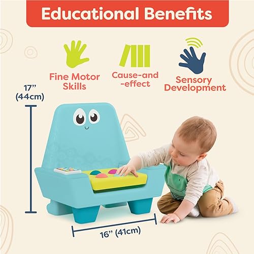 Miniatura 4 de B. toys - B. play- Silla musical interactiva- Pequeños aprendices - Juguete de desarrollo para niños - Silla para niños pequeños con tableta