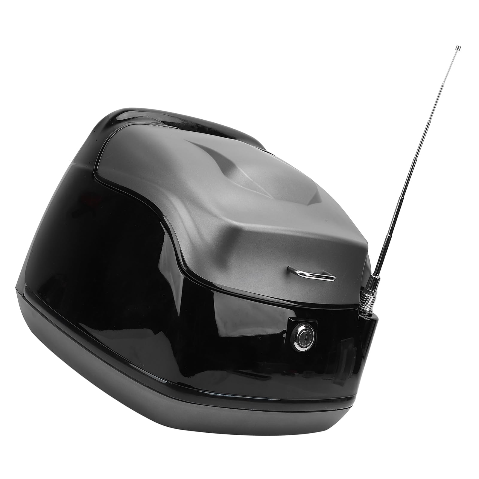 LICAEVEY Coffre Moto 38L, Style Rétro Résistant à l'eau (Gold)