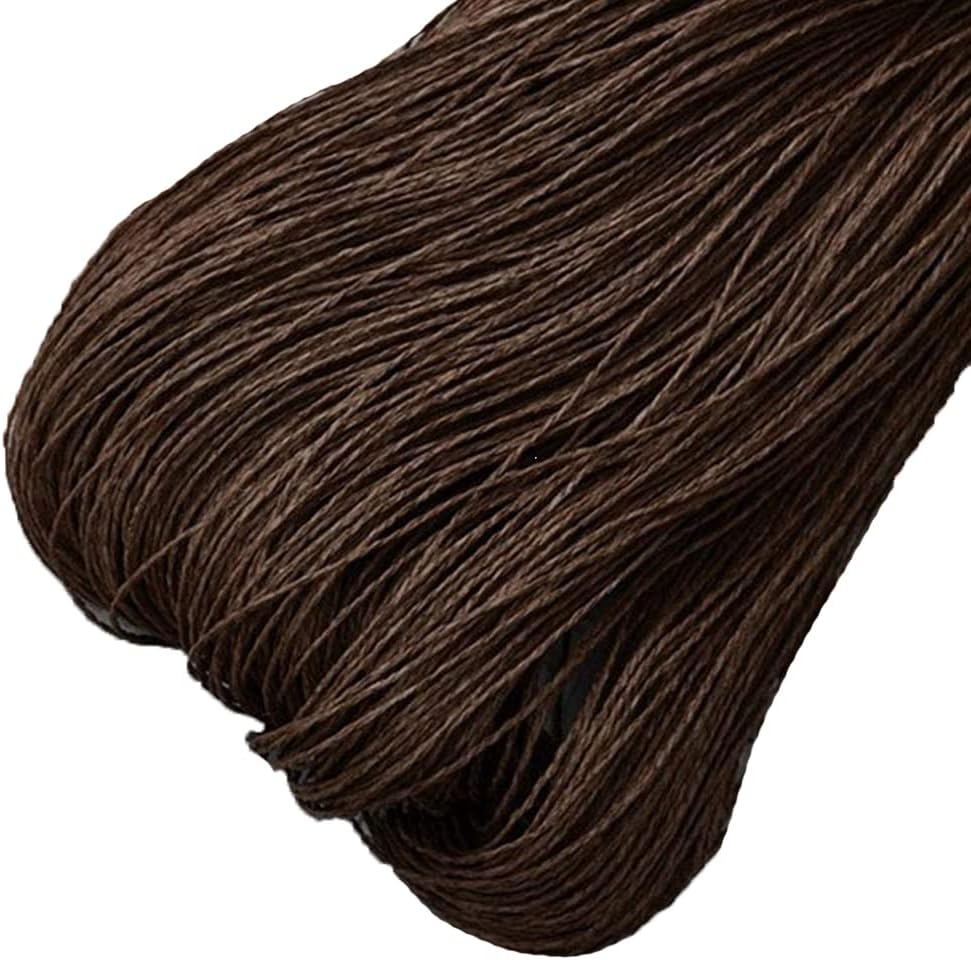 500g Summer Raffia Straw Natural Knitting Crochet Yarn Coffee Craft Ribbon Packing Paper Twine Festival Gifts Cakes Packing Wrapping Knitting Materials