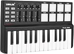 MIDI Controller, Portable Mini 25-Key USB Keyboard and Drum Pad MIDI Controller
