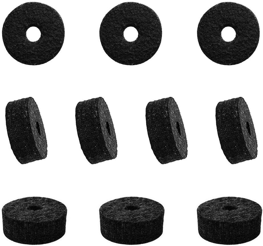 Cymbal Felts 10pcs Felt Washers for Drum