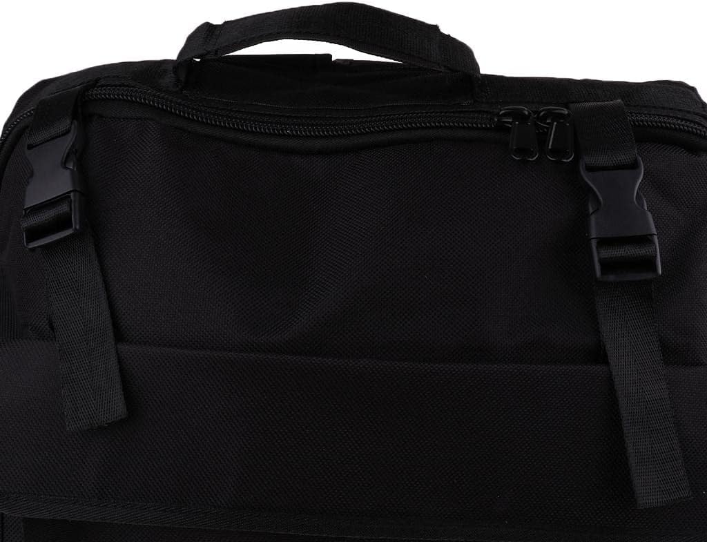 Piano Accordion Storage Bag Case with Pocket Black for Accordionist Students Beginners - for 120 Bass