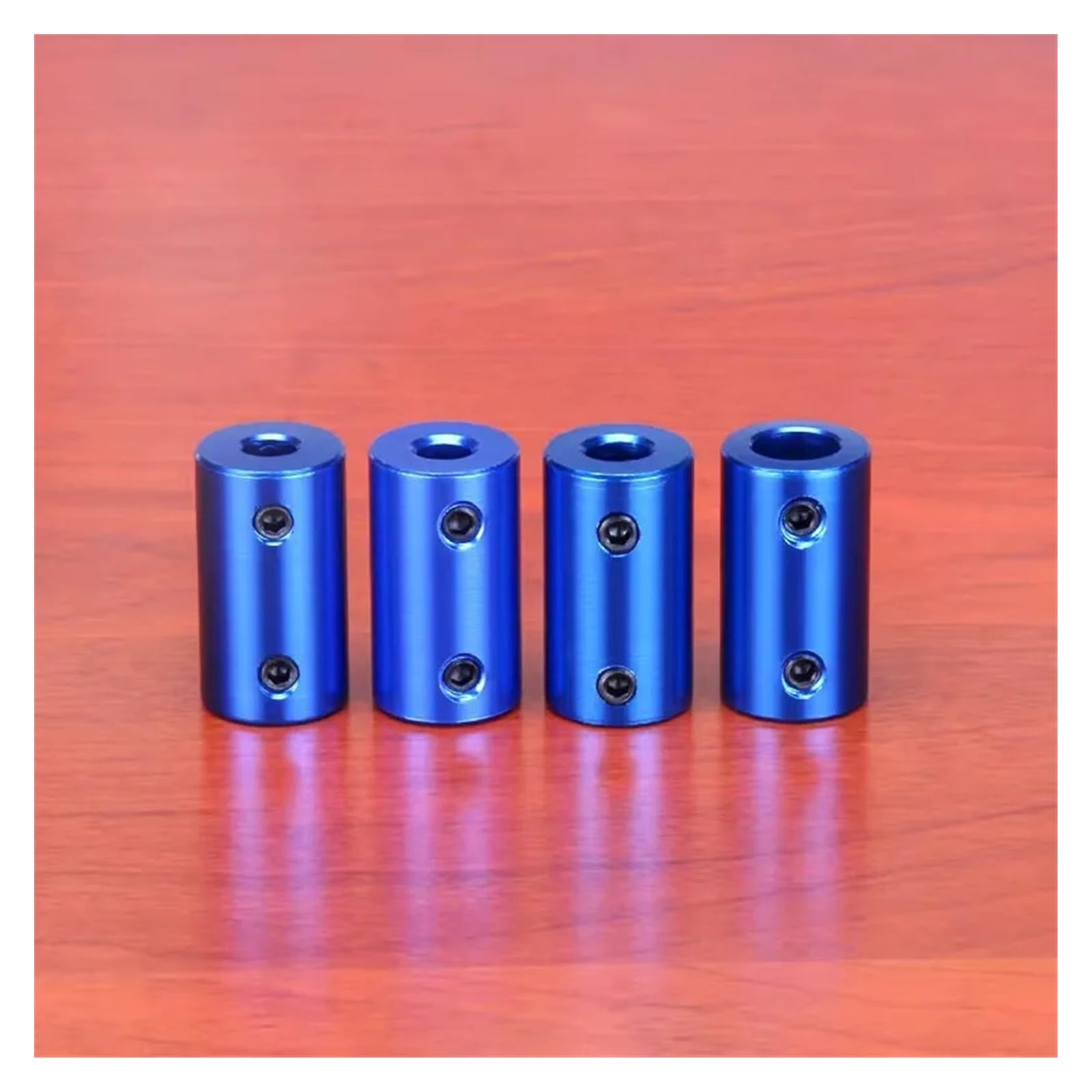 Blaue flexible Kupplung aus Aluminiumlegierung, 3D-Druckerzubehör, flexible Wellenkupplung for Leitspindel und Schrittmotor(8x8x25mm,20 Pcs)