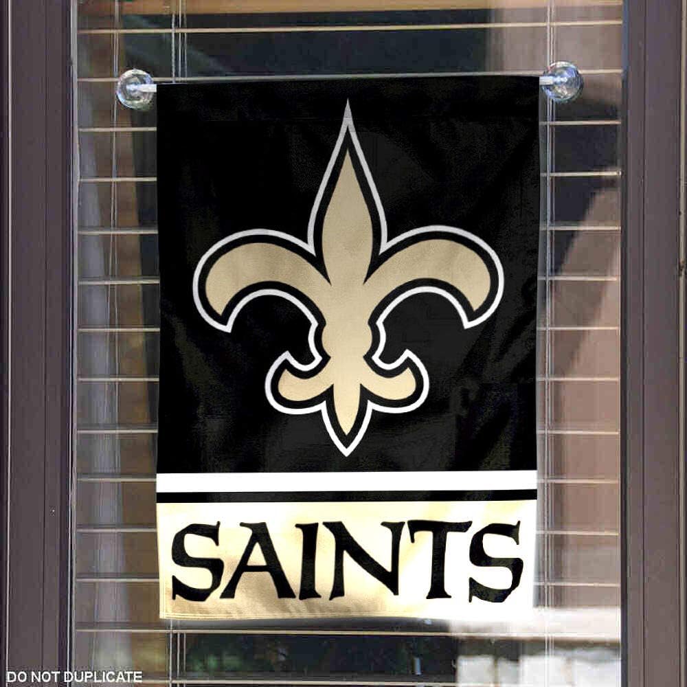 New Orleans Saints Double Sided Garden Flag