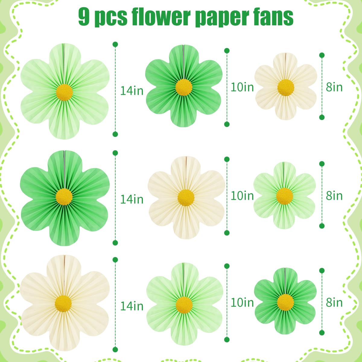 Generisch Rosa Party-papierfächer, Florale Wanddekorationen
