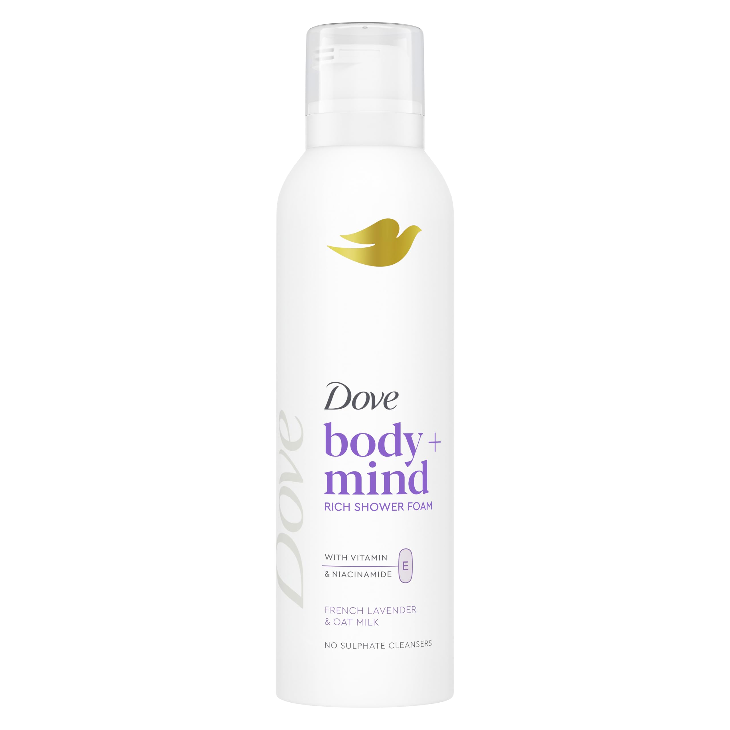 Dove Body + Mind French Lavender Rich Shower Foam 200 ml