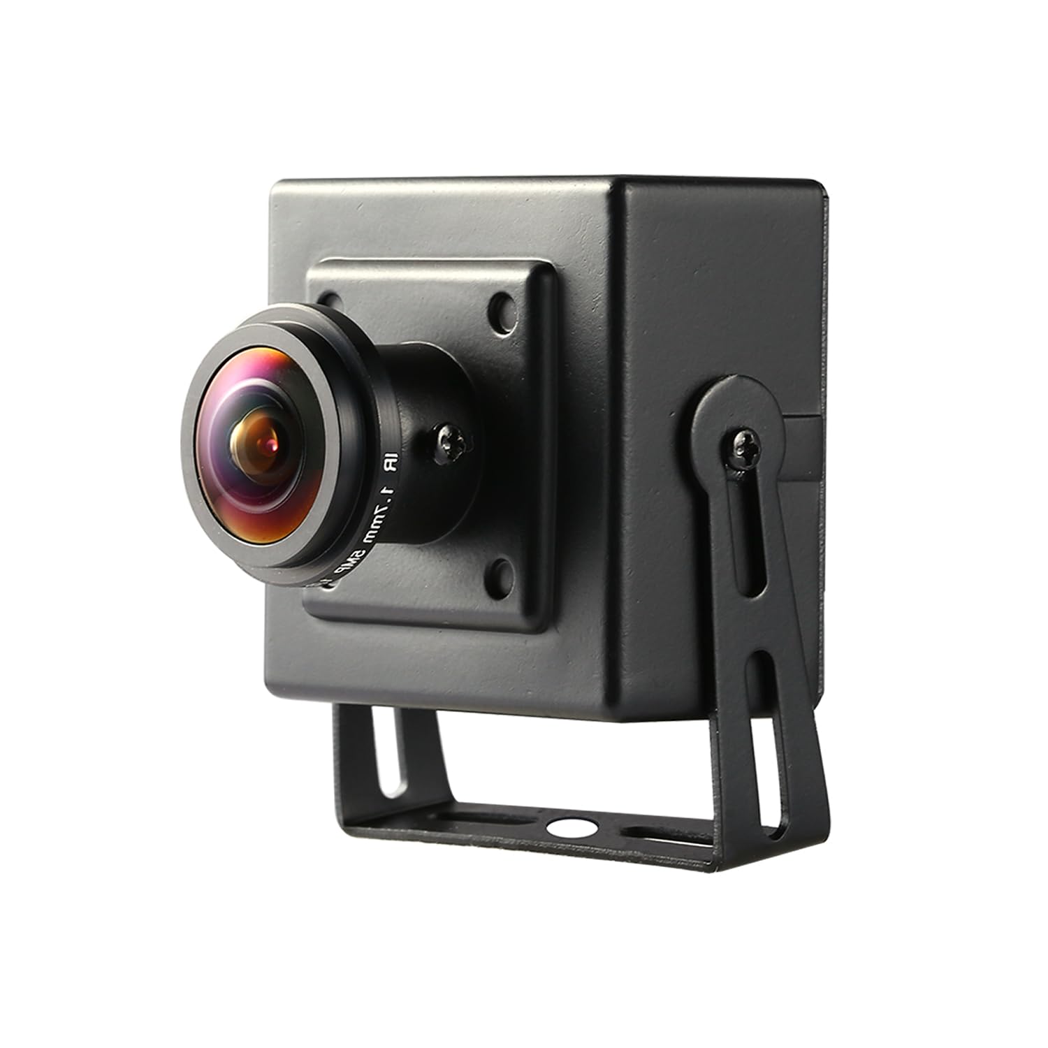 HD 4K 8MP Mini POE IP Camera, piccola sicurezza interna Fisheye 1.7mm Lens 180° angolo di visione P2P Remote View CCTV POE Camera H.265 Motion Detection (I706-3-P-HS82)