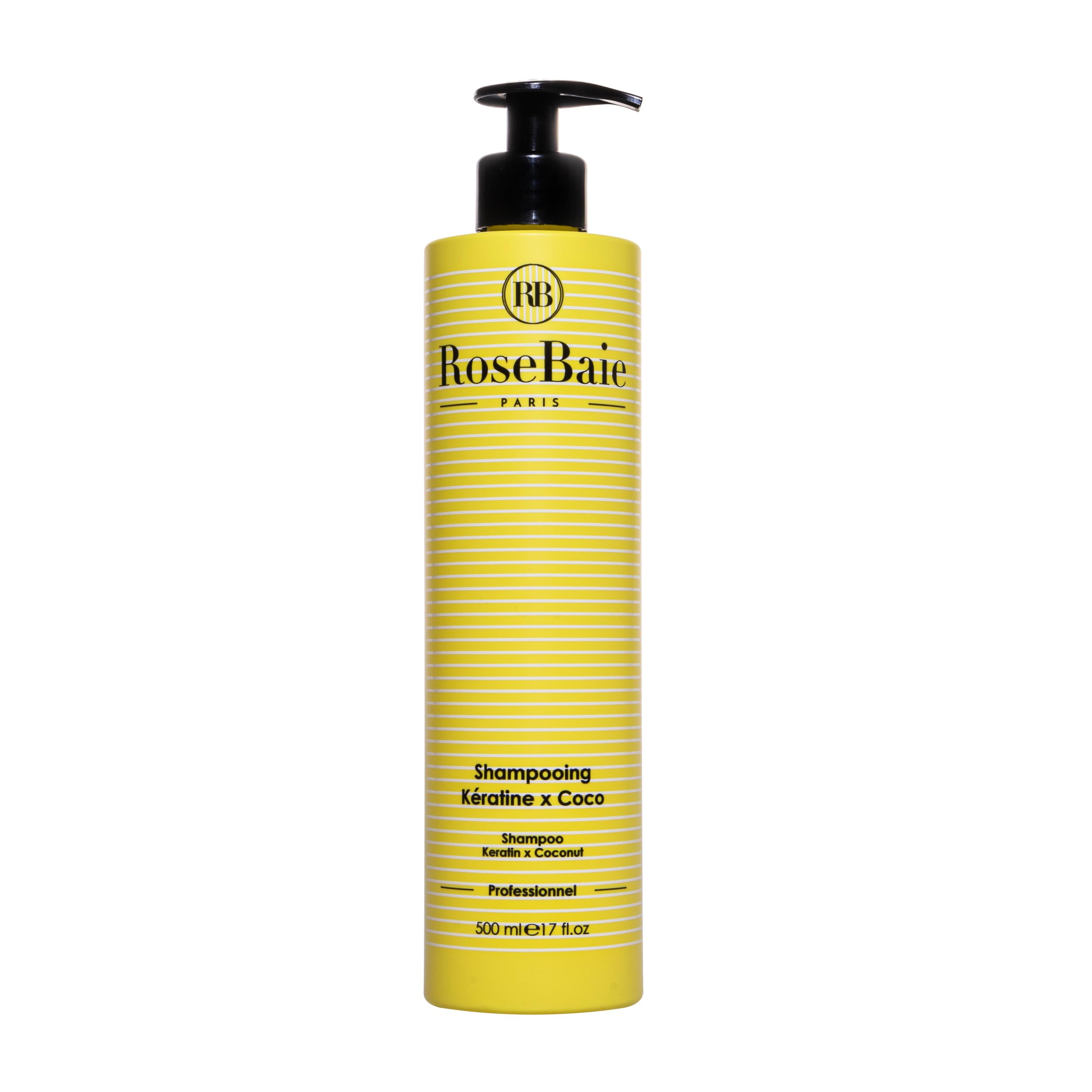 RoseBaie Shampoing Kératine x Coco 500 ml