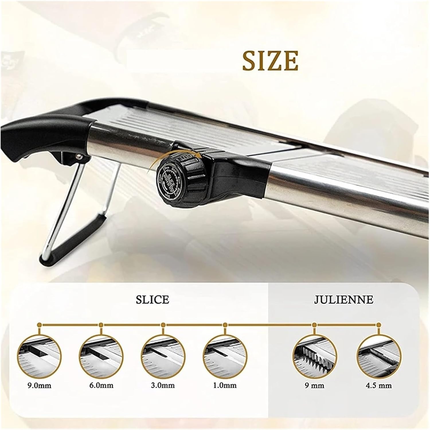 Vegetable Cutter Adjustable Mandoline Slicer Stainless Steel Vegetable Slicer Chopper Cutter Potato Tomato Onion Carrot JT213 Convenient