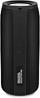 MusiBaby M88 Bluetooth Speaker: Dual Pairing, BT 5.3, 360° Stereo Boom Bass, 30H Playtime, IPX5 Waterproof - Portable for Party, Beach, Outdoor (Black)