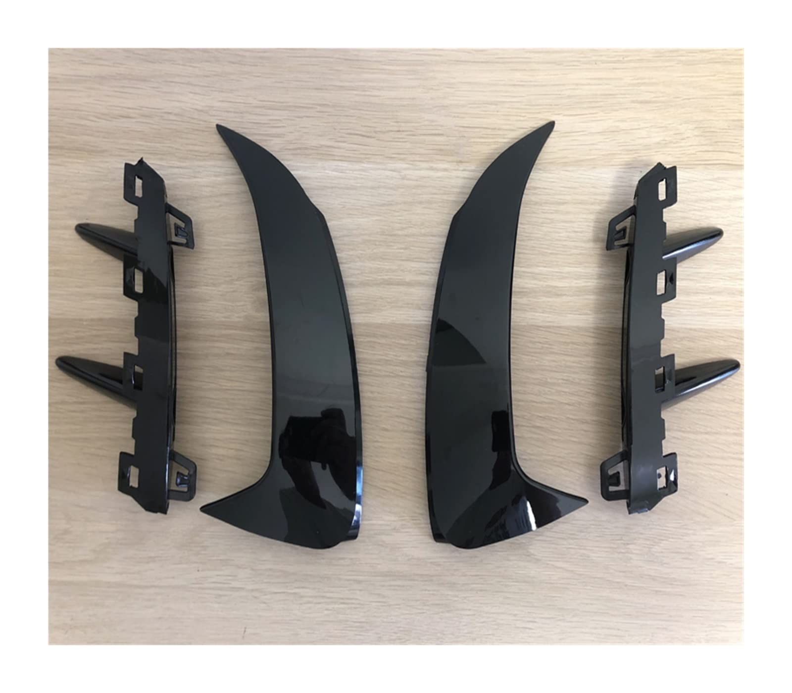 Samochód Przedni Zderzak Tylny Wykończenia Spoiler Naklejki Błotnik Canards Płetwy Dla Mercedesa Dla Benz Klasy A W177 Hatchback A180 A200 A220 A250 A35(For Rear)