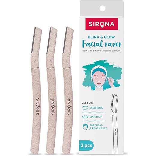 Sirona Face Razor for Women - Pack of 3