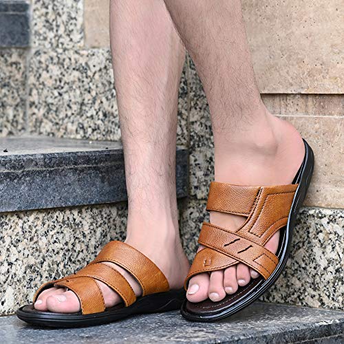 Image of Centrino Men's Thong Sandals | Comfort & Style with Soft Cushioned Insole | Trendy Design with Heel Support (5904)