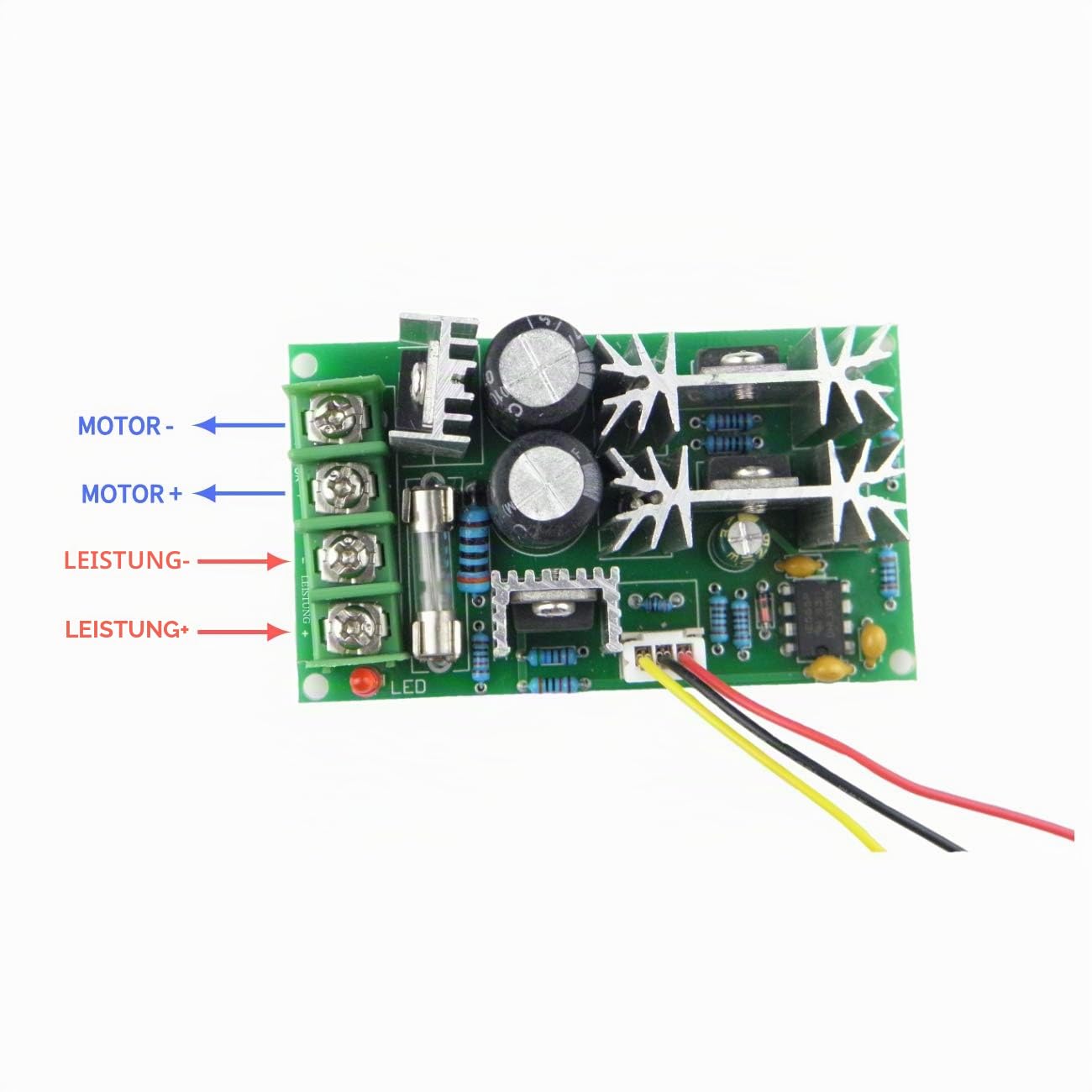 CHANCS 12V/24V 10000RPM/20000RPM 775 Elektromotor Tischsäge Kit mit 20A PWM Speed Controller Regulator Modul Board