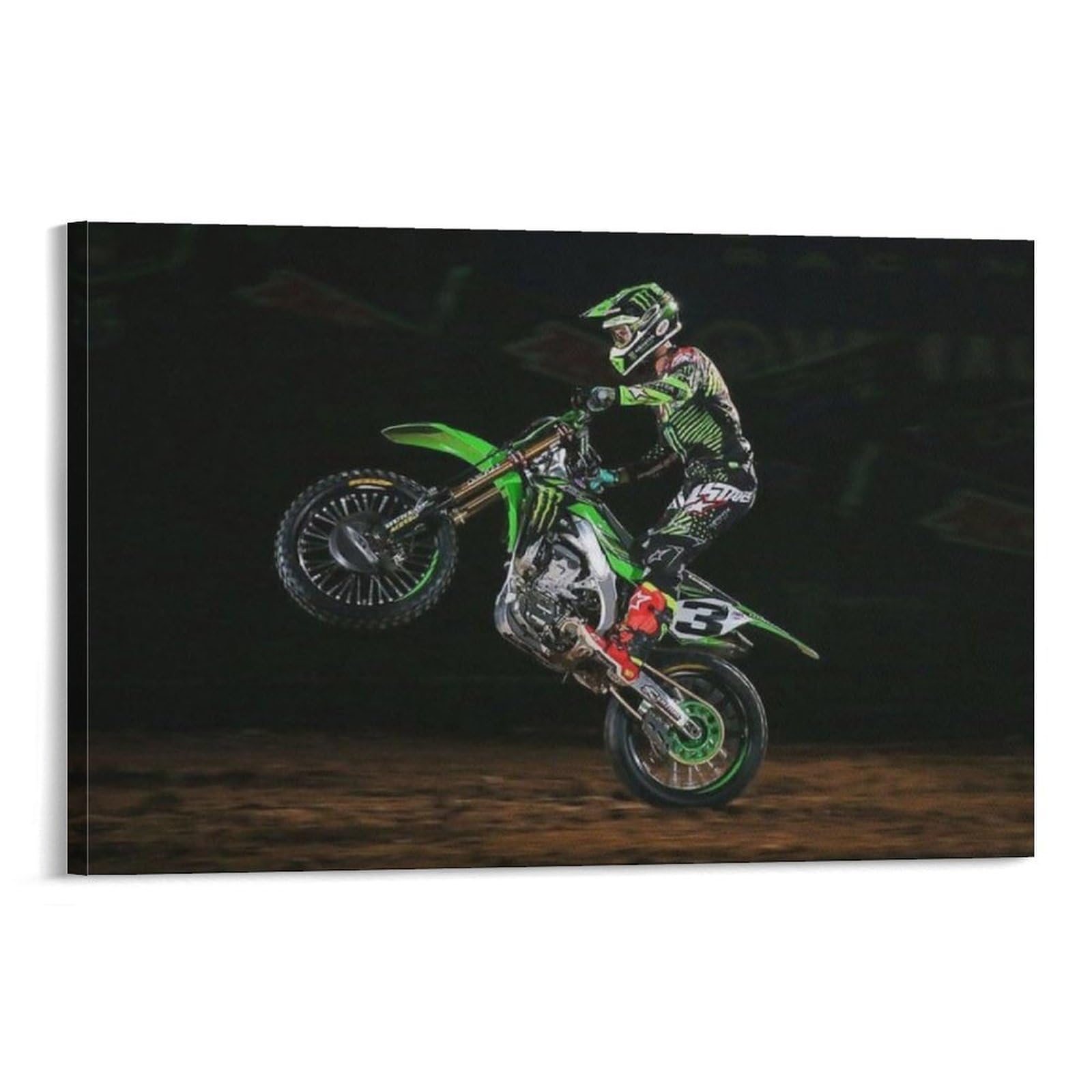 ASUIU Eli Tomac Canvas Poster Canvas Art Poster And Wall Art Picture Print Modern Family Decor Posters 20x30inch(50x75cm)