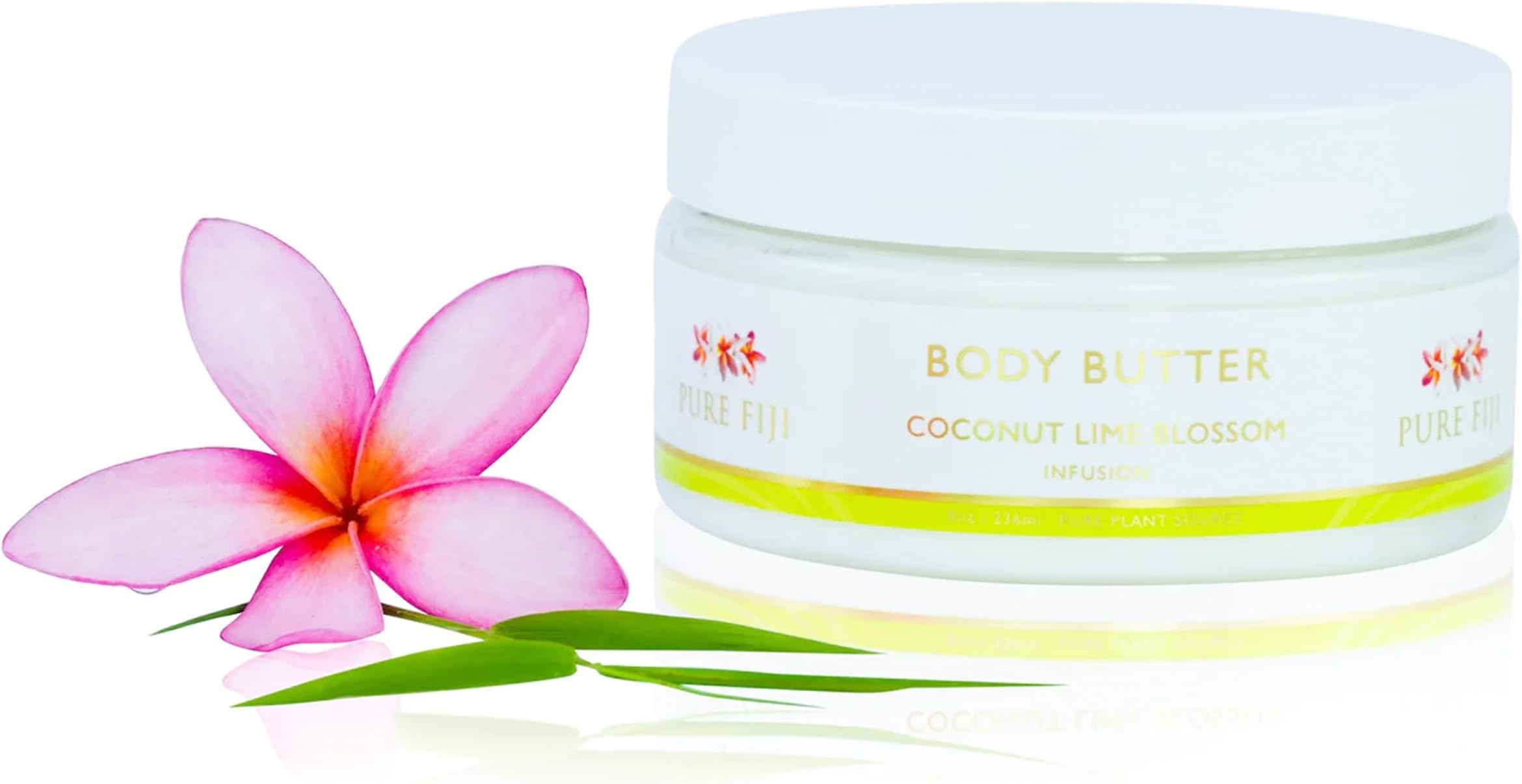 Pure Fiji Coconut Lime Blossom Body Butter 236ml/8oz