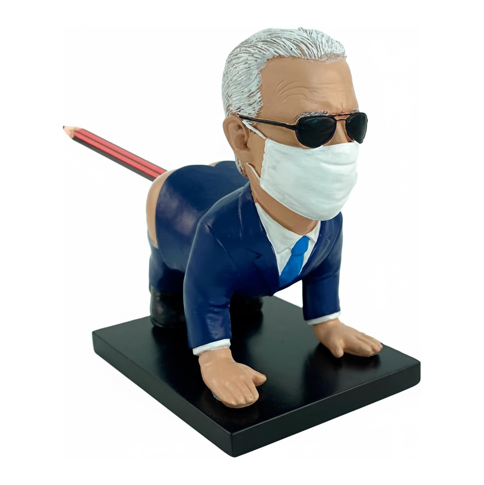 Political Satire Hide in Biden Pen Holder - Prank for Republican or Democrat. Funny Gift for Biden Liberals or Trump MAGA Supporters