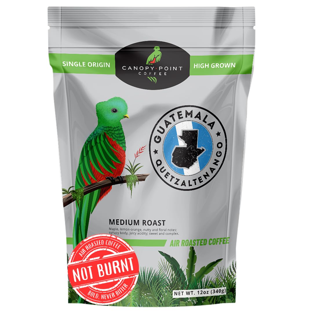 Canopy Point Coffee, Guatemala Medium Roast, Whole Bean Coffee, 12oz