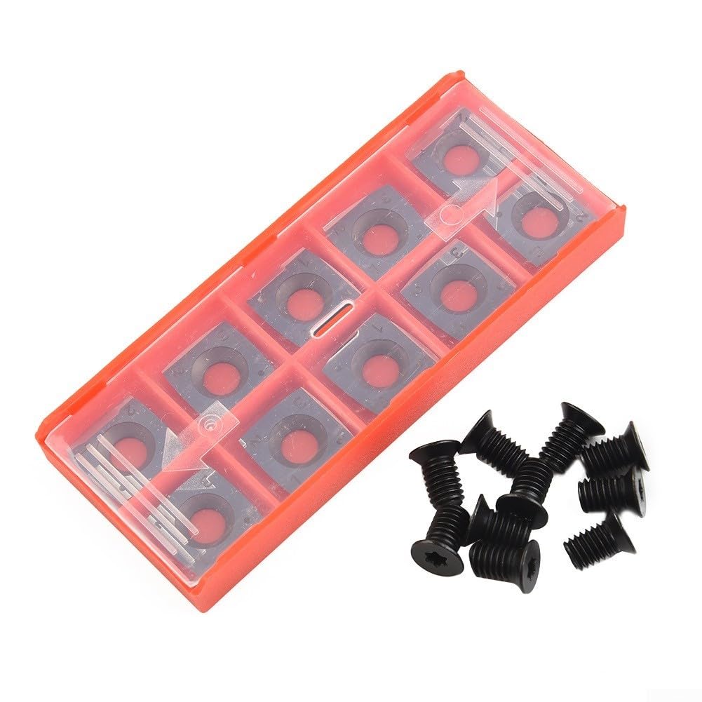 Améliorez votre tête de rabot avec des inserts en carbure, 10 pièces 15 x 15 x 2 5 mm R150, longue durée de vie