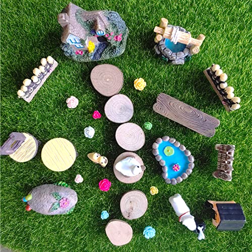 KKSTY Fairy Garden Accessories, Fairies Welcome Garden Kit - Image 4