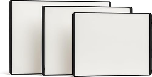 SMIRLY Juego de tablas de cortar de plástico, tablas de cortar aptas para lavavajillas para cocina, tabla de cortar apta para lavavajillas, juego de