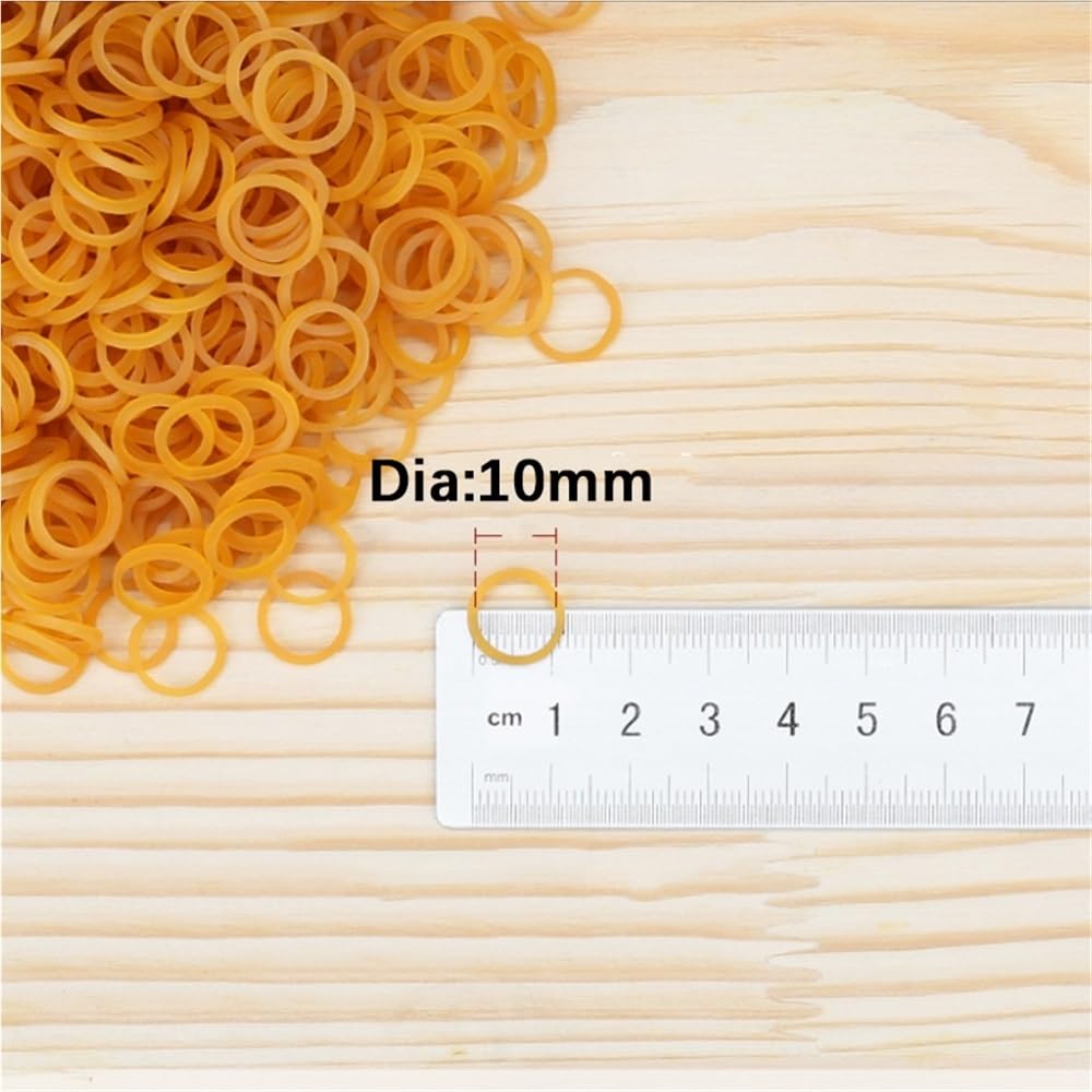 Elastici, Elastici in Gomma Confezione da 100 10-50 mm x 1,5 mm(40x1.5mm)