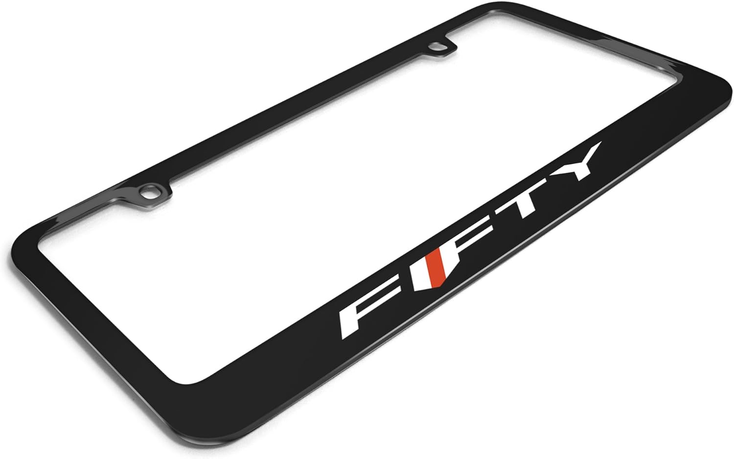 iPick Image Made for Chevrolet Camaro 50 Years Black Metal License Plate Frame