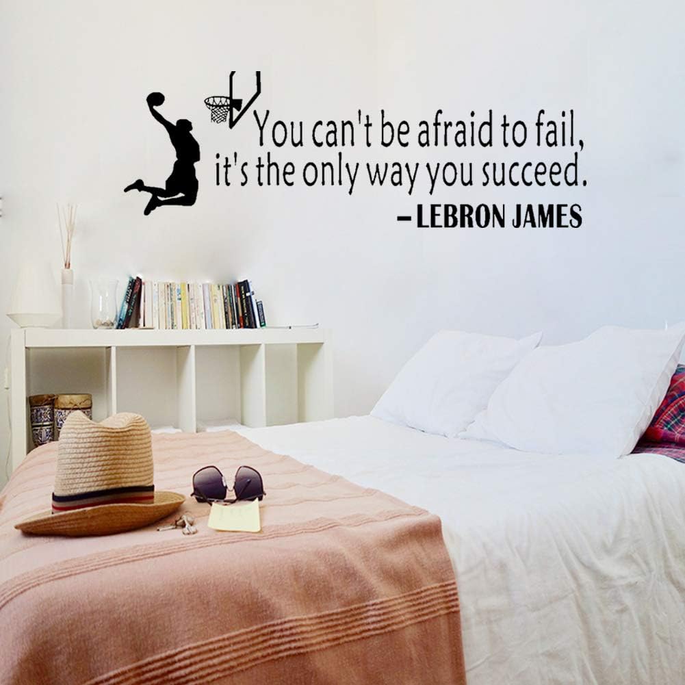 Basketball Letter Stickers Decorative Wall Stickers Living Room Decoration Stickers Detachable Mural Wall Stickers Word Wall Stickers