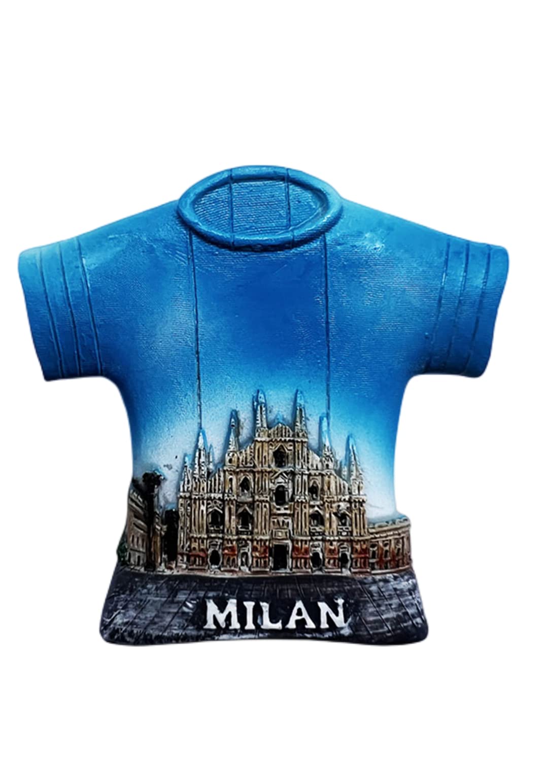 Milan Italy Refrigerator Magnet Travel Souvenir Fridge Decoration 3D Magnetic Sticker Hand Painted Craft Collection