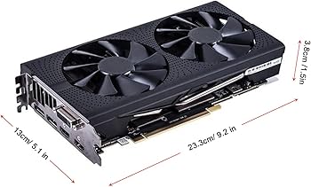Amazon | RX580 グラフィックスカード ゲーム PC AMD Radeon 2048SP