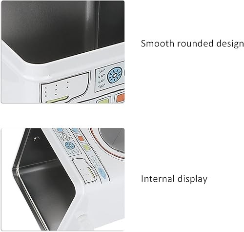 Miniatura 4 de Caja de metal para polvo de lavandería, moderna lata de almacenamiento de detergente de lavado de gran capacidad, recipiente de metal para