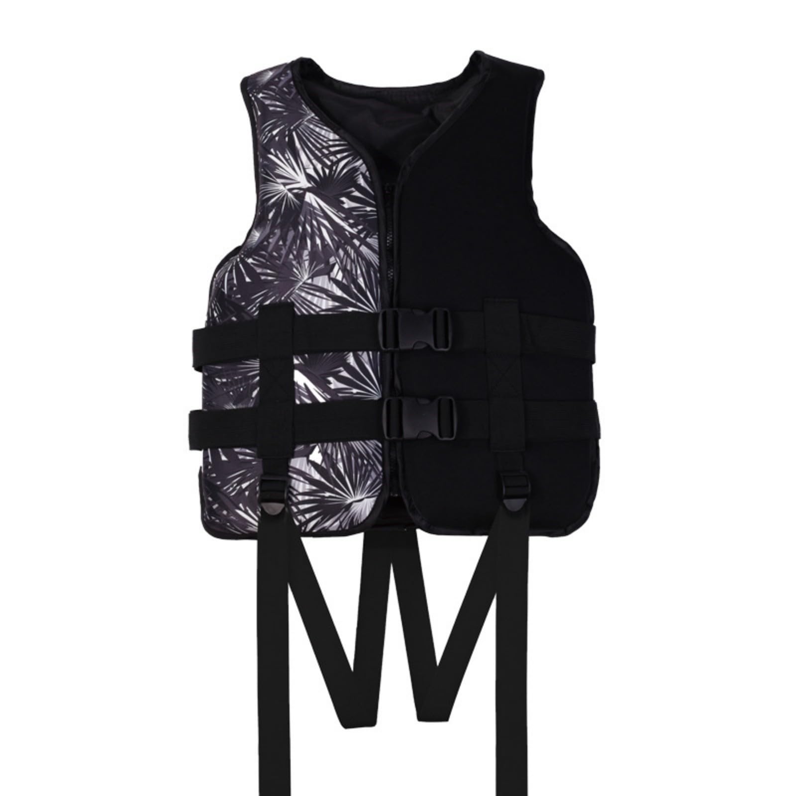Swim Vest Swim-Jacket- Kids Swimming Training Swimsuit Waistcoat with Adjustable Safety Straps for Child，Boys Girls Aged 2-9 Years, Perfect for Pool and Swimming Lesson Black