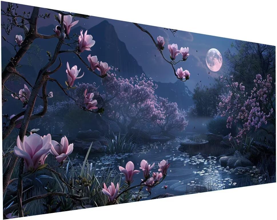 Peinture diamant rivière 5D pour créer une décoration murale de salon