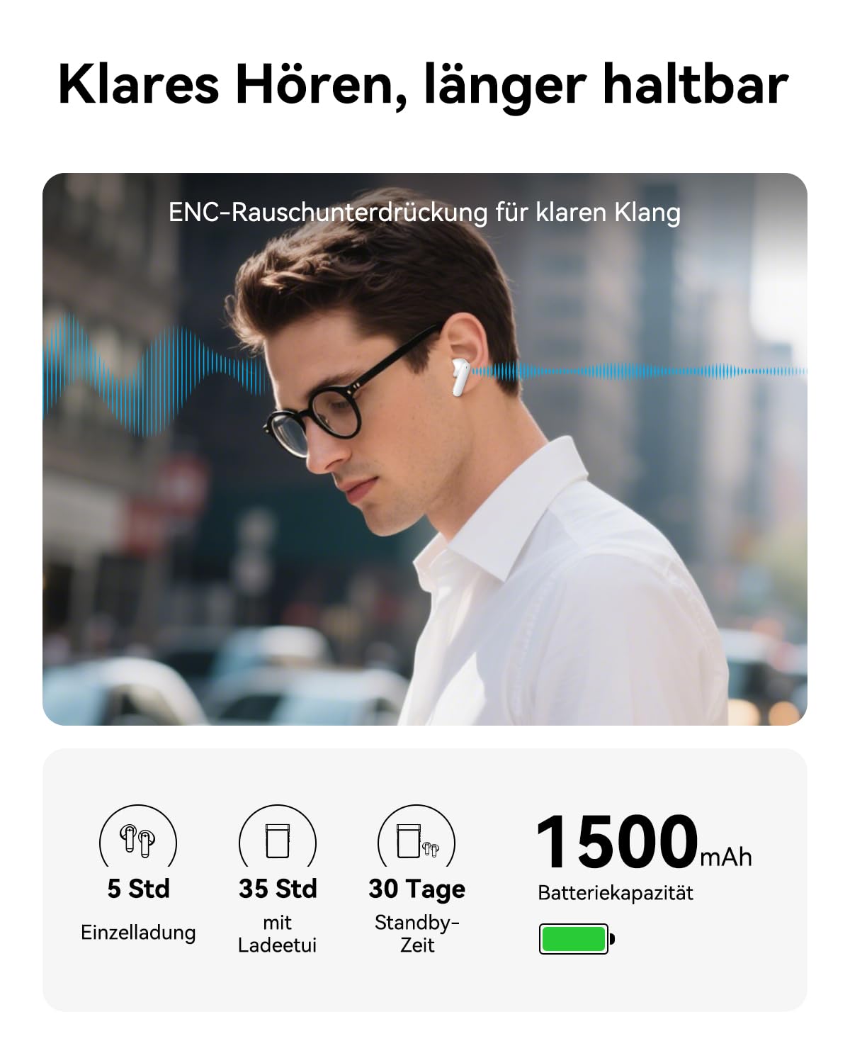 Wooask A9 KI-Übersetzer & Übersetzer-Kopfhörer, Eigenständiges Sprachübersetzungsgerät mit KI-Assistent, Echtzeit-, Foto- & Offline-Übersetzung für 144 Sprachen, Optional 4G mit WLAN-Hotspot (Weiß)