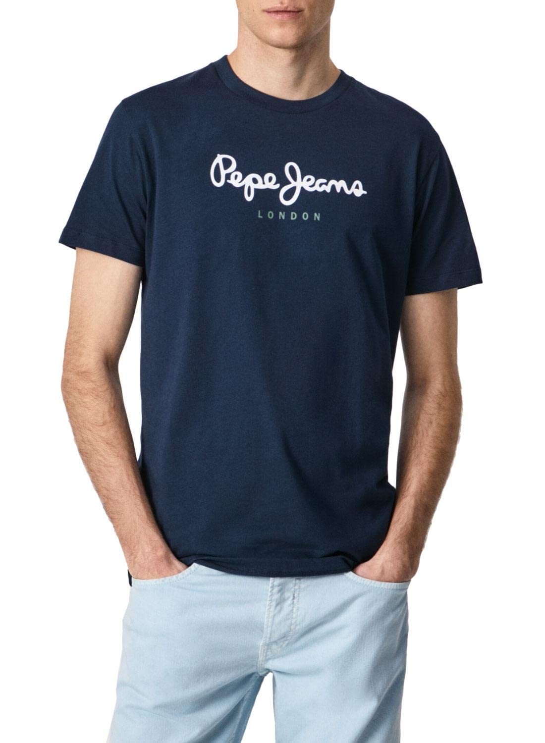 Pepe Jeans Eggo: Camiseta Hombre con Estilo y Comodidad