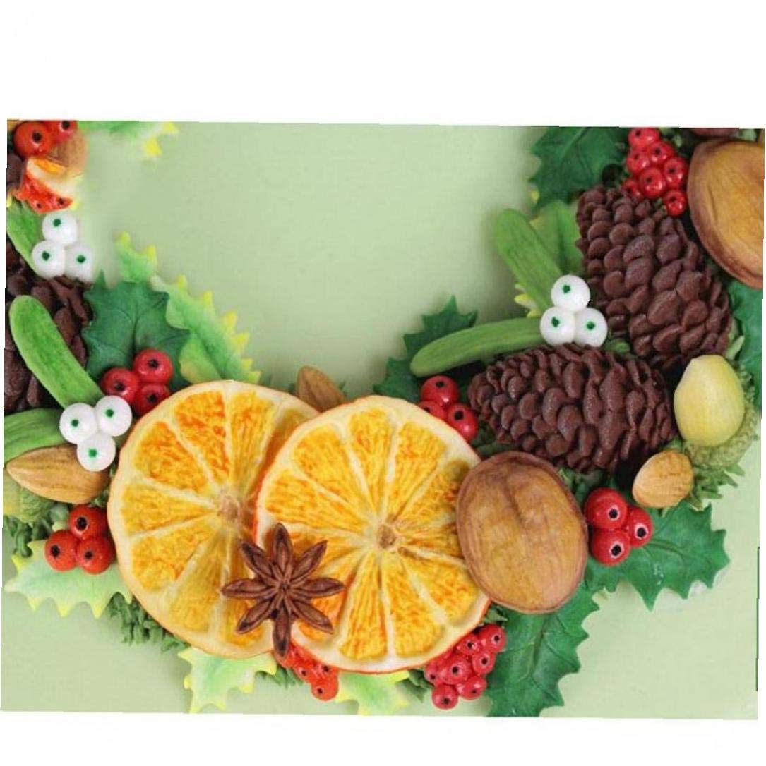 Casecover Winter Spices Sugarpaste Silicone Mould For Cake Decorating, Crafts, Cupcakes, Sugarcraft, Candies, Chocolate, Card Making And Clay 1Pc