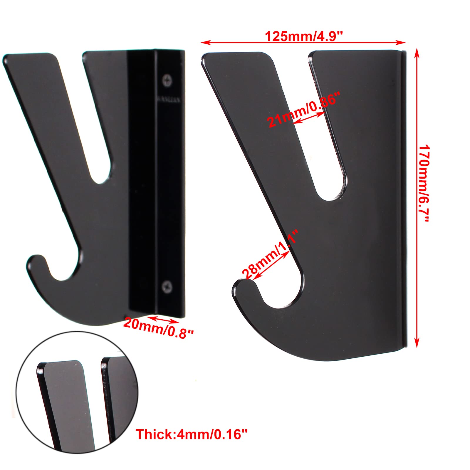 KAFENDA Soporte de Pared para monopatín, Soporte de Pared para monopatín