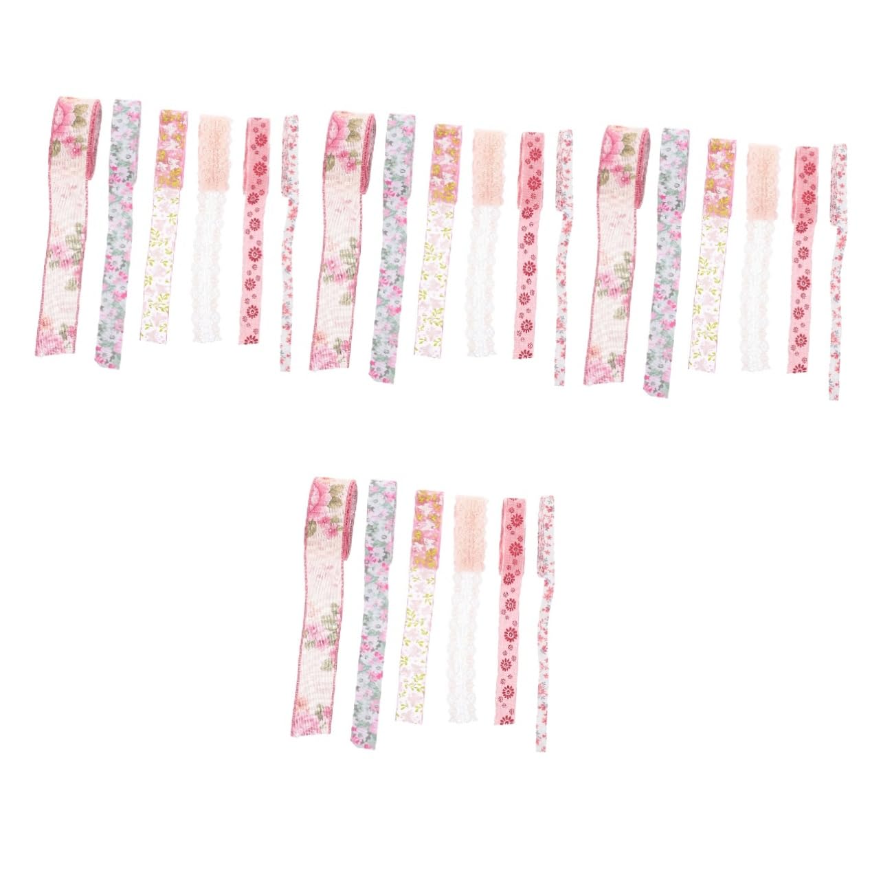 Didiseaon Rollos Floral Cintas Para Manualidades Decorar Decoraciones De Pastel Cintas Artesanales De Envolver Exquisita De Cinturón De Poliéster De Prensa