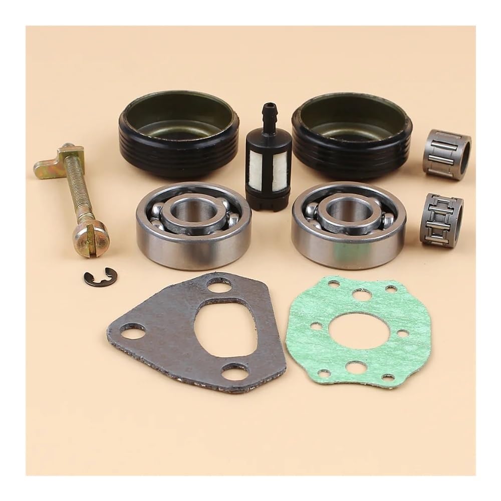 Kit de Ajuste del Tensor de Cadena del Sello de Aceite del cojinete del cigüeñal, Compatible con Motosierra 136, 137, 141, 142, 36 y 41 (530-05-63) Accesorios