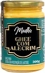 Manteiga Ghee com Alecrim 300g C/sal- Madhu Ghee