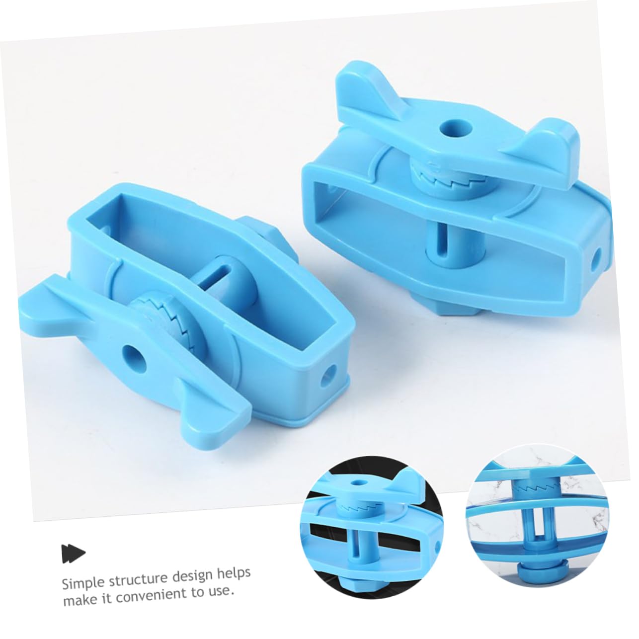 24 Pezzi Tendifilo per Recinzione in Plastica Blu, Isolatori per Recinzioni Elettriche, Accessori, Pratici e Resistenti per Filo Recinzione