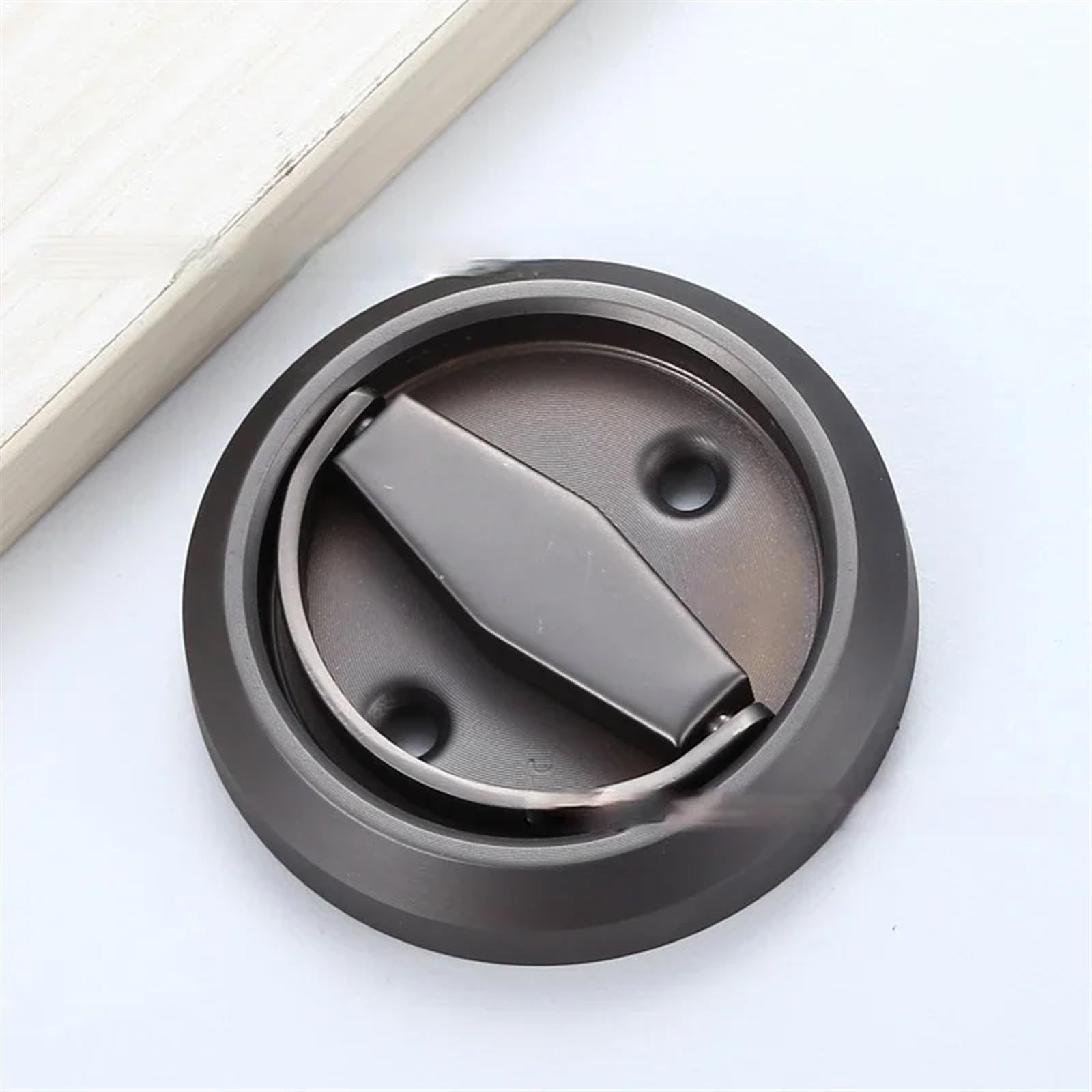 Poignées de porte cachées en acier inoxydable 304 gris pour meuble épuré