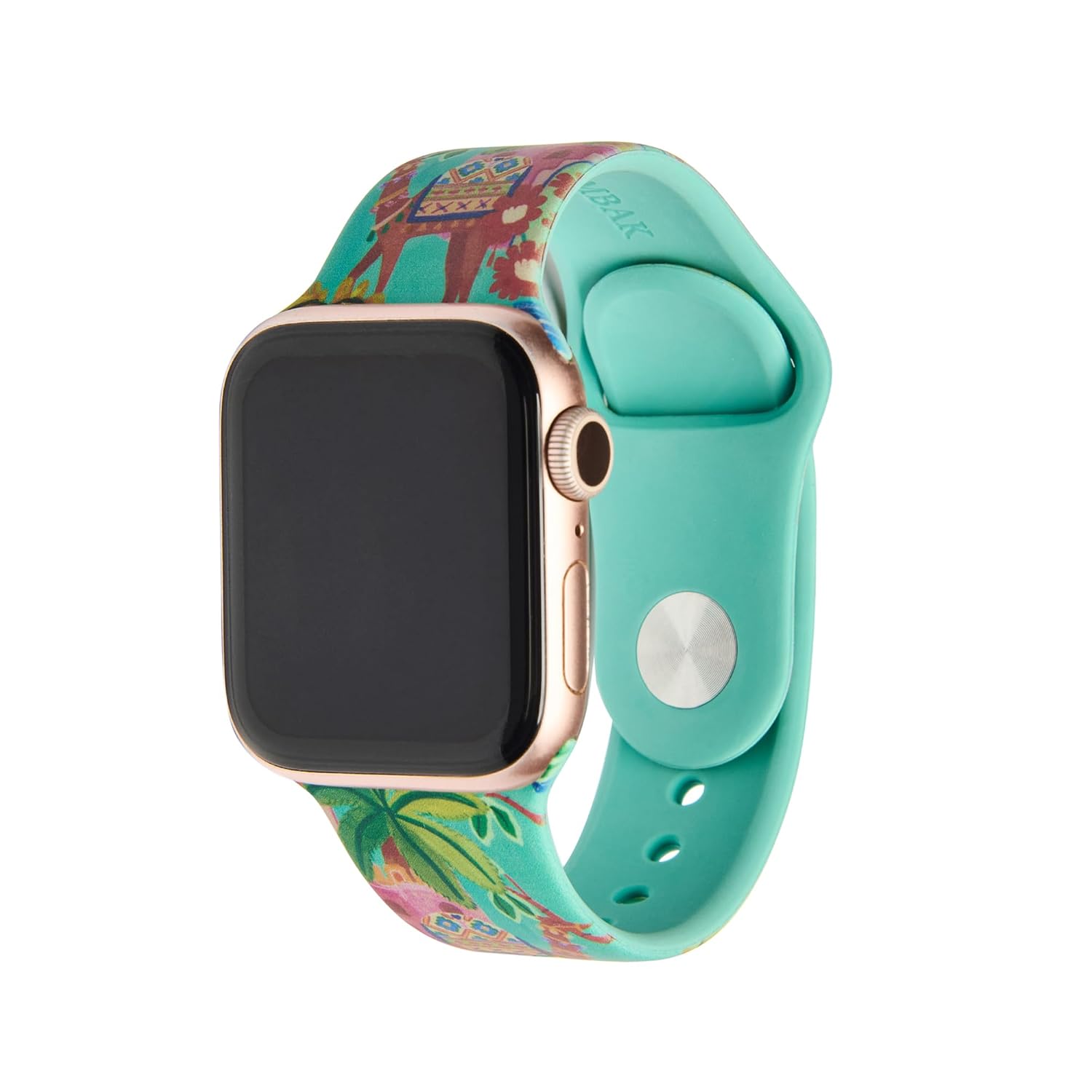 Chumbak Apple Watchband Compatible with (38/40/41mm) | Watch Strap | Silicone Watch Printed Colourful Strap | PIN-AND-TUCK Closure Chumbak Apple Watchband Compatible with (38/40/41mm) | Watch Strap | Silicone Watch Printed Colourful Strap | PIN-AND-TUCK Closure
