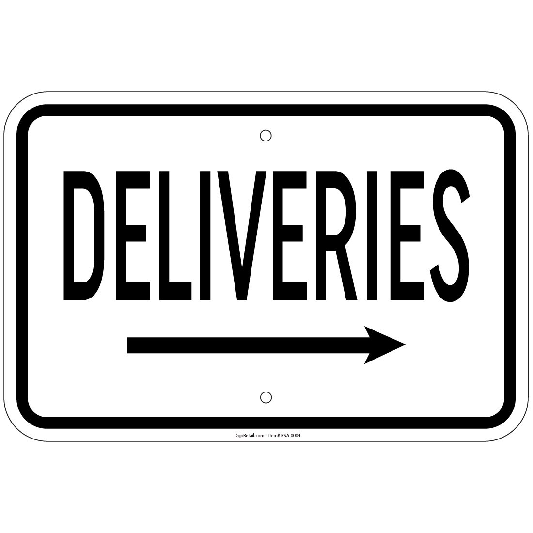Deliveries with Right Arrow Sign 8