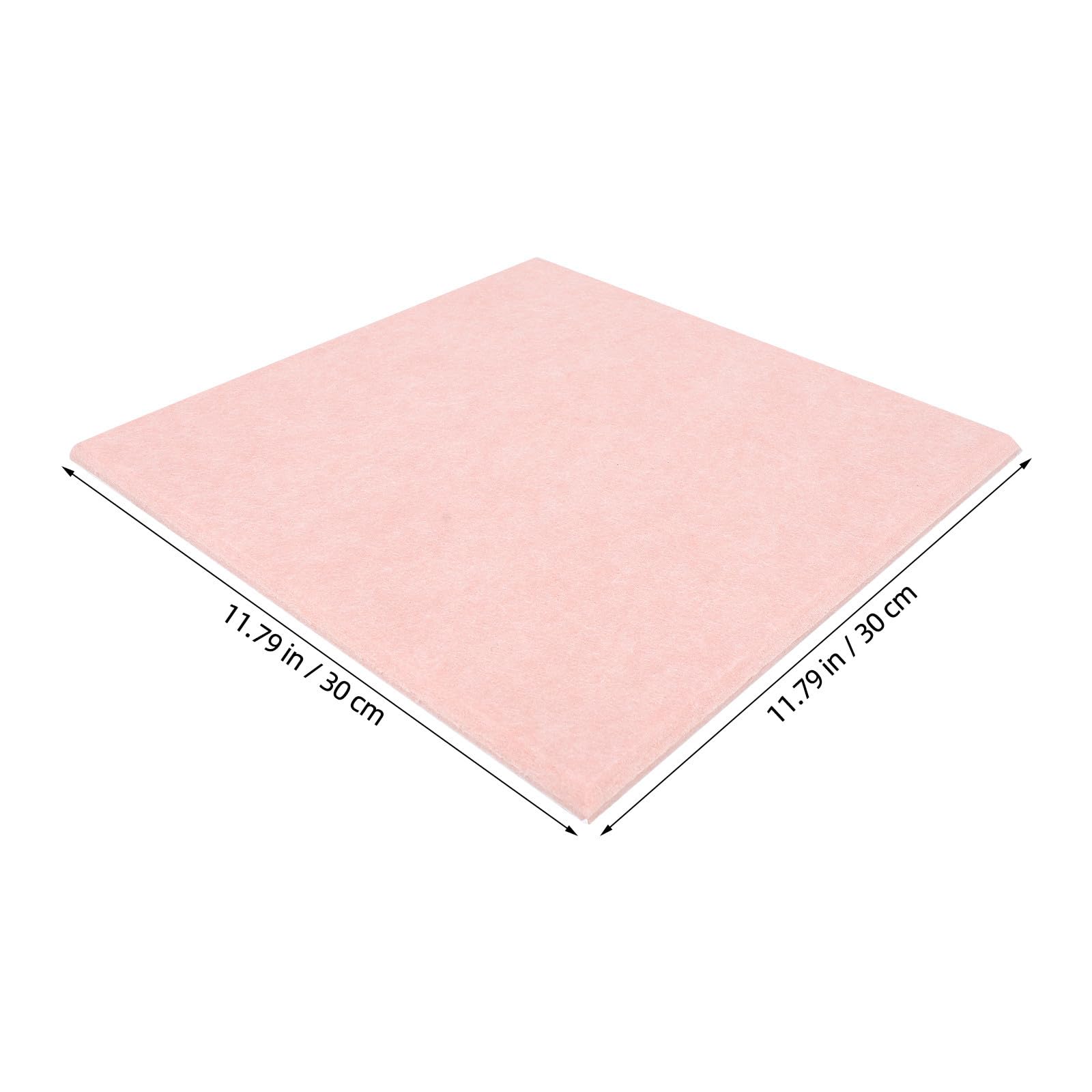 12 Piezas Tablero de Fieltro Rosa Autoadhesivo para Notas y Fotos