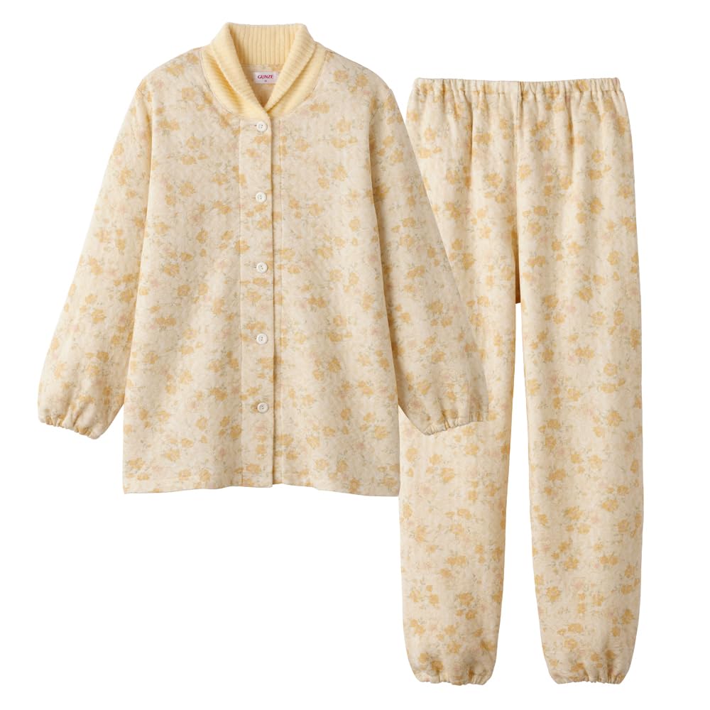 パジャマ4 Amazon | [グンゼ] パジャマ 襟元あったか長袖長パンツ（袖・足