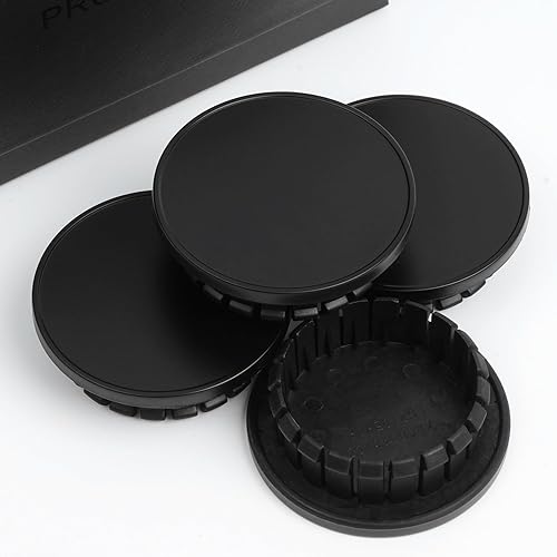 ProCaps Tapones centrales de rueda de 2.3 pulgadas para Chevy Chevrolet GMC Tapones centrales de rueda de 2.323 in, paquete de 4